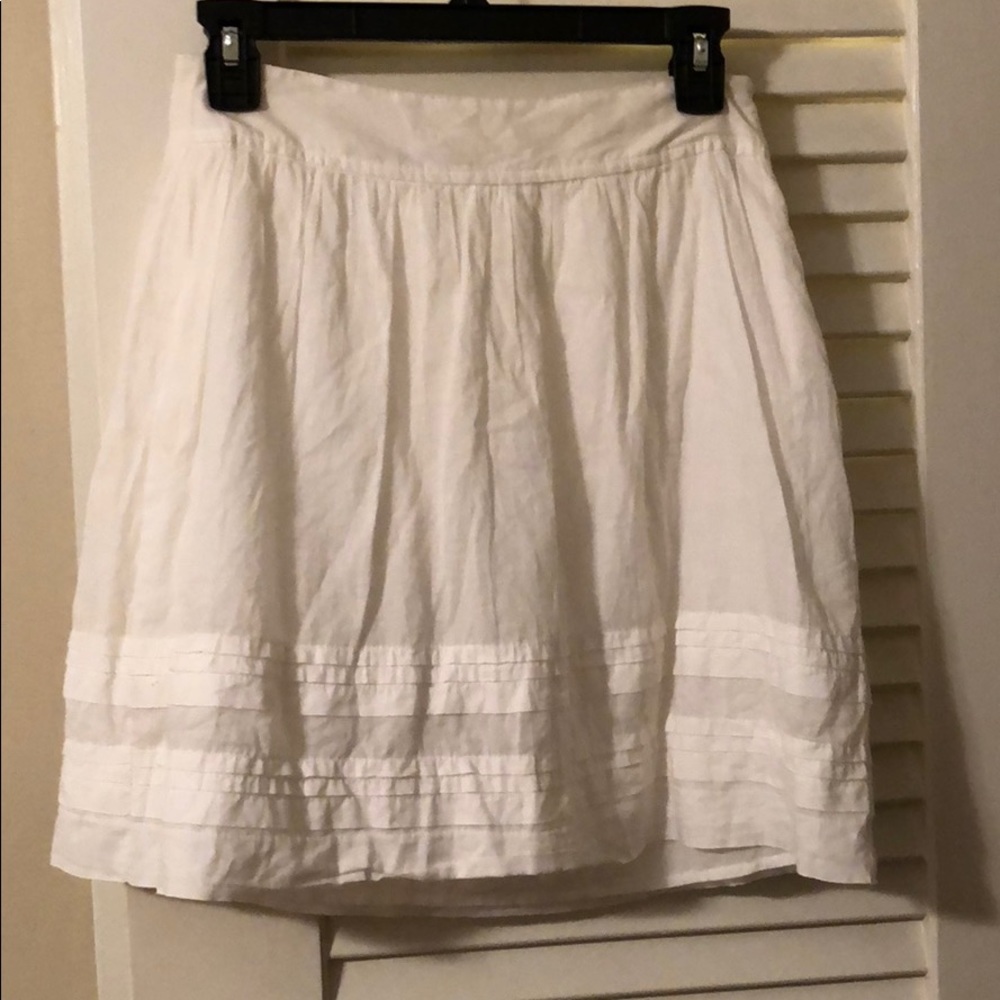 White LOFT skirt